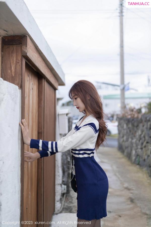 陆萱萱  [XiuRen]高清写真图 2023.11.02 No.7606 陆萱萱 黑丝美腿第4张图片